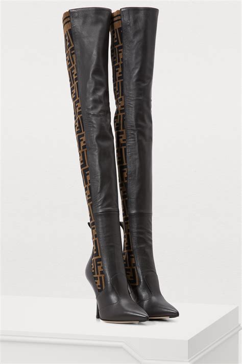 fendi boot heels|fendi thigh high boots.